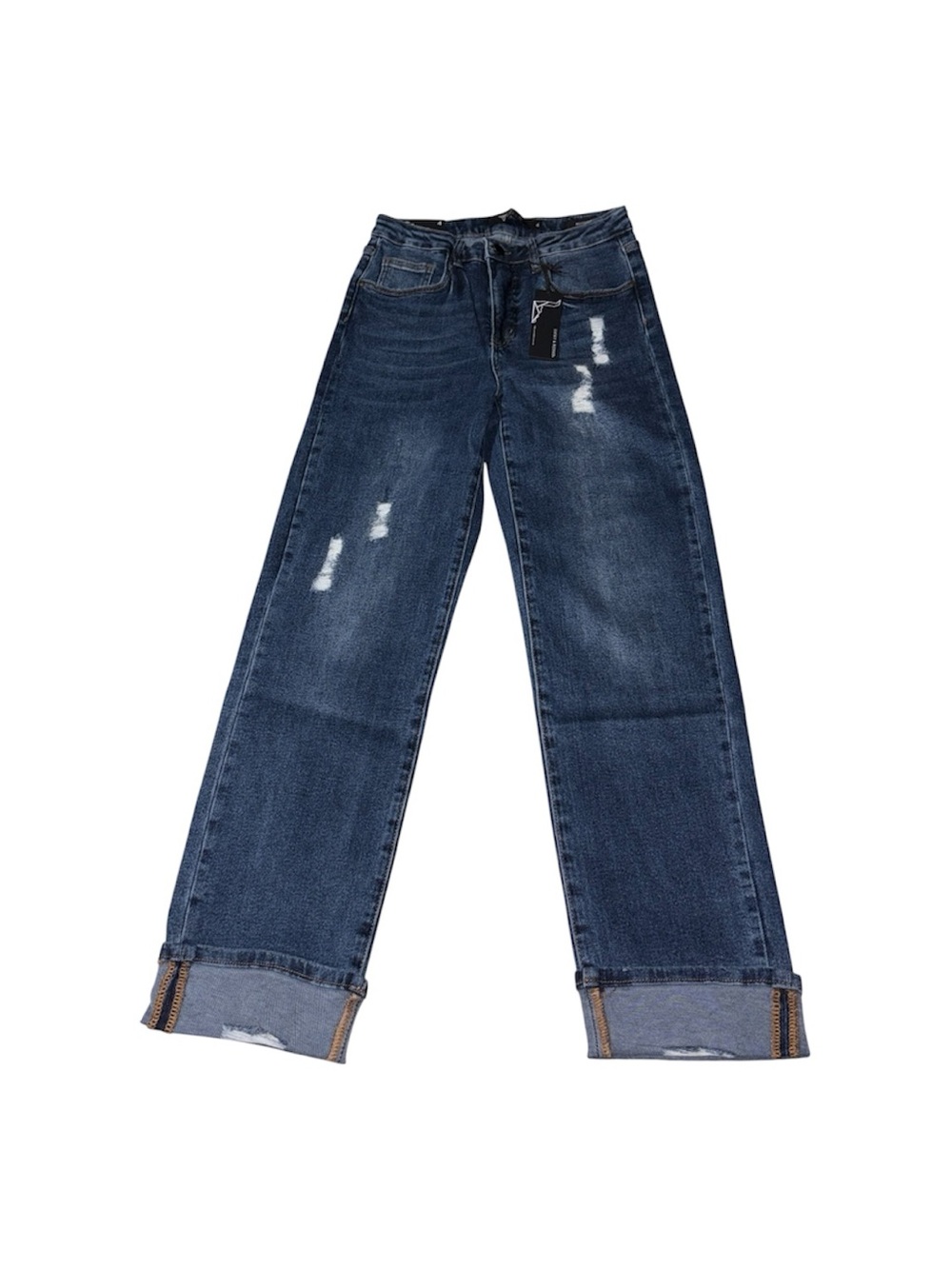 Lucky & Blessed High-Rise Boyfriend Relaxed Jeans